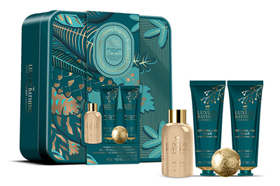 Set për femra The Luxury Bathing Company Pear & Blossom Set, xhel dushi 50 ml + krem trupi 50 ml + krem për duar dhe thonj 50 ml + shkumë për vaskë 25 g