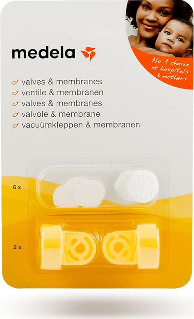 Set shërbimi Medela Service Set, 2 valvula, 6 membrana, transparent