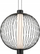 Lampë varëse Milagro Kyoto ML0526, metal, stil modern, ngjyrë e zezë