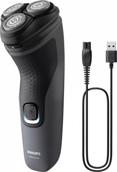 Makineri rroje Philips Series 1000 S1142/00, pa tela, rezistente ndaj ujit, gri e zezë