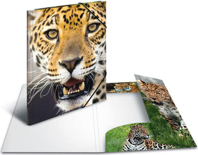 Folder dokumentesh Herma Leopard 7142, A3, me lastik, shumëngjyrësh