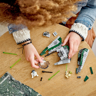 Set LEGO Star Wars Yoda Jedi Starfighter 75360, 253 copa, 8+ vjeç, shumëngjyrësh