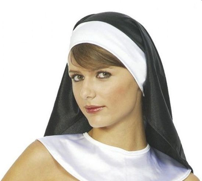 Kapelë murgeshe Boland Nun Cap, për kostum, bardhezi