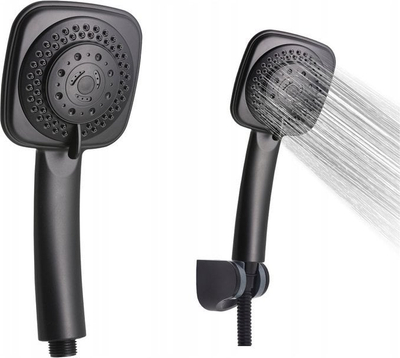 Bateri e fshehtë për vaskë Hansgrohe Talis E 71745670, set dushi, e zezë mat