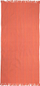 Peshqir plazhi Arena Fouta Beach Towel Calypso, 180 x 90 cm, pambuk organik, koral
