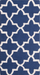 Tapet Beliani SILVAN, 80x150 cm, lesh, blu navy
