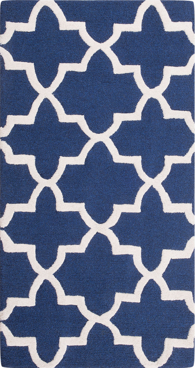 Tapet Beliani SILVAN, 80x150 cm, lesh, blu navy