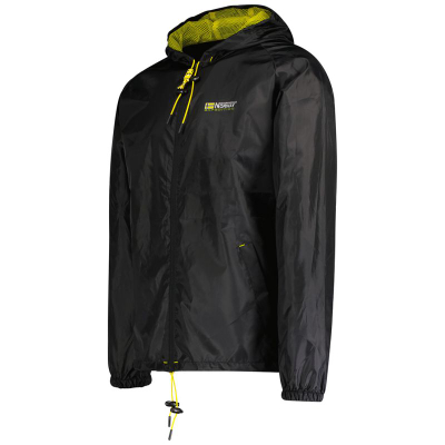 Јакна Geographical Norway Boat DB 044 M, водоотпорна, со капулич, црна
