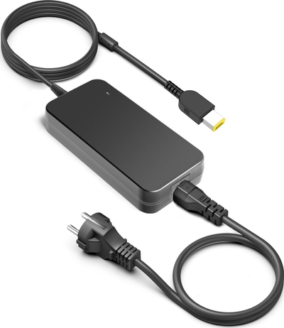 Adapter karikimi për laptop Lenovo 170W AC, për laptop, i zi