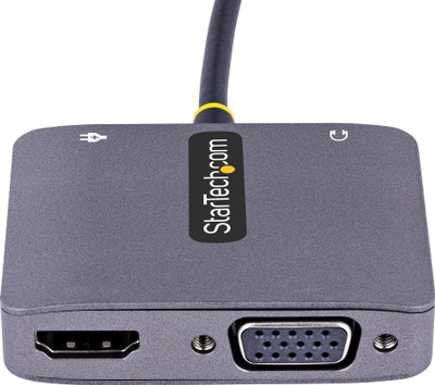 Përshtatës video USB C StarTech.com HB30C4A, HDMI VGA 4K 60Hz, audio 3.5mm, PD 100W