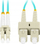 Kabllo fibër optike patchcord MM LC/UPC SC/UPC, duplex 3m, OM3 50/125, ngjyrë aqua