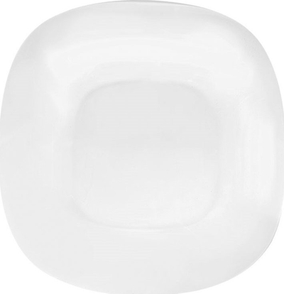 Servis tavoline opal glass Aladino, 18 copë, për 6 veta, i bardhë