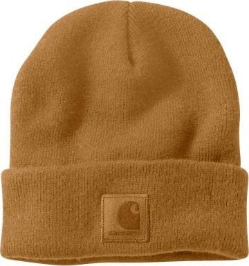 Шапка Carhartt плетена тонална работна beanie, една големина, Carhartt Brown