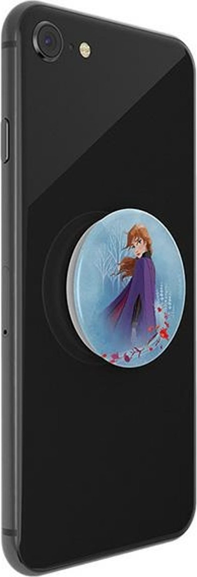 Kapëse telefoni PopSockets Disney Frozen II PopGrip Anna, Swap Top, shumëngjyrësh
