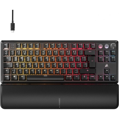 Tastierë gaming Corsair K70 Pro TKL, mekanike, RGB, e zezë