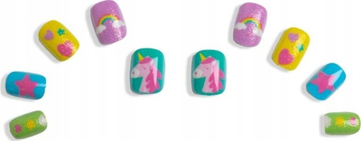 Thonj fallco për kalamaj Martinelia Little Unicorn, set me 10 copë, shumëngjyrësh