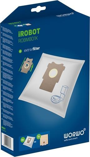 Сет аксесоари WORWO за iRobot Roomba I3+ I4+ I7+ J7+, четки и филтри, кеси за прав