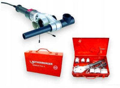Makineri saldimi me mufë Rothenberger 53545, 800W, 16‑63mm, e kuqe