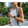 Smartwatch për goca Gravity GT44-4, ekran 1.75", IP68, argjend me rrip të bardhë