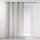 Perde me unaza Douceur d’intérieur, 140x240 cm, poli–pambuk, gri e çelët