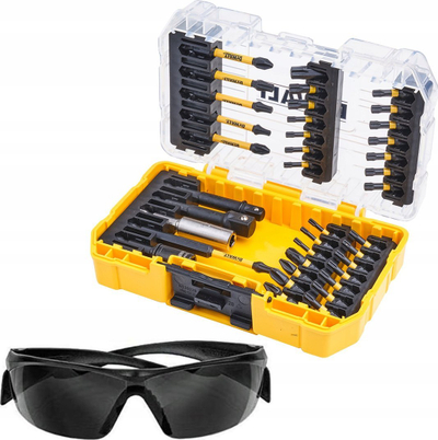 Set bitash kaçavide DeWalt FlexTorq, 38 copë, me syze sigurie