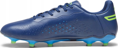 Këpuca futbolli Puma King Match FG AG 107570-02, për burra, për bar natyral edhe artificial, blu