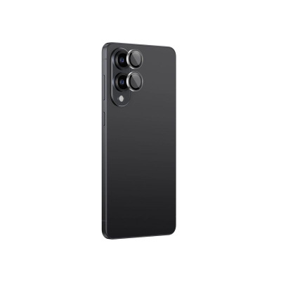 Заштита за камера Amazingthing Radix AR, калено стакло 9H, за Samsung Galaxy S25 Edge, карбон