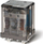 Relè furnizimi Finder Plug In, 24V DC, DPDT, transparent