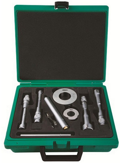 Set mikrometra të brendshëm Holex 3227-1004, 50-100mm, gradim 0.005mm, në kuti plastike jeshile