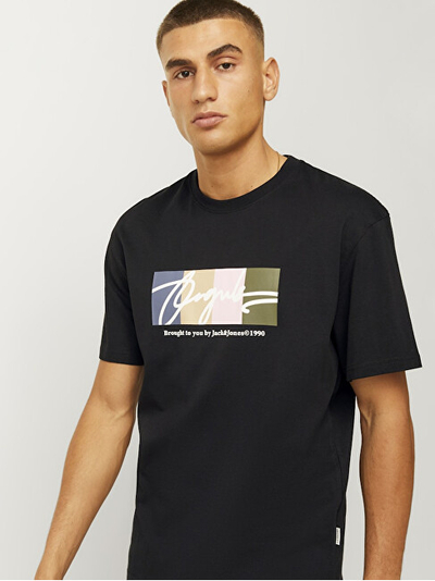 Bluzë për meshkuj Jack&Jones, e zezë