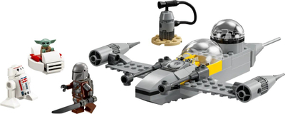 Set ndërtimi LEGO Star Wars 75410 Mando and Grogu Figures N-1 Starfighter, për fëmijë 4+, shumëngjyrësh