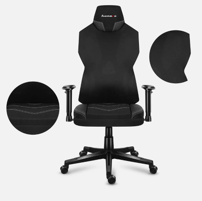 Karrige gaming Huzaro Combat 6.2, RGB, e zezë