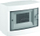 Panel shpërndarës modular Viko, 1x8 module, sipërfaqësor, IP40, i bardhë