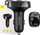 Transmetues FM për veturë Baseus S-09A, Bluetooth, 2x USB, i zi