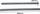 Set shirita gome Nilfisk Rubber lip, 10 copë, 385mm, gri