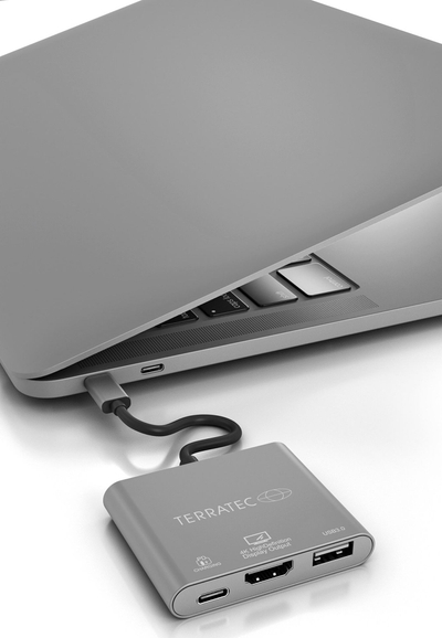 Docking station TerraTec 251736, USB C, për laptop