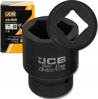 Kokë çelësi goditës JCB JCB-48541, 1", 41mm Cr-Mo, e zezë