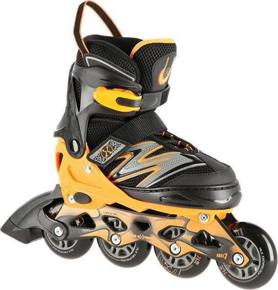 Patina inline Nils Extreme NA11010, madhësi rregulluese 35-38, kushineta ABEC7, e zezë portokalli