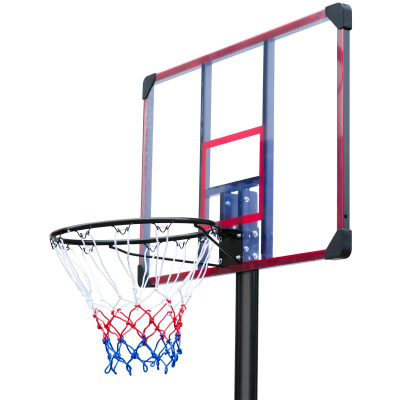 Kosh basketbolli Enero Luxe, i rregullueshëm 2.25-3.05 m, portativ, i zi