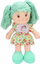 Kukull pelushi Trifox Rag Doll, e butë, flokë mente, shumëngjyrëshe