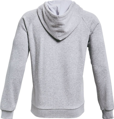 Bluzë me kapuç Under Armour Rival Fleece FZ M 1357111, për burra, me zinxhir komplet, gri e hapur