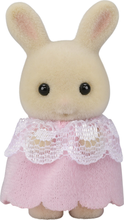 Set lodrash Sylvanian Families 5745 Nursery Swing, playset për shtëpi kukullash, me figurë bebe Milk Rabbit, shumëngjyrësh