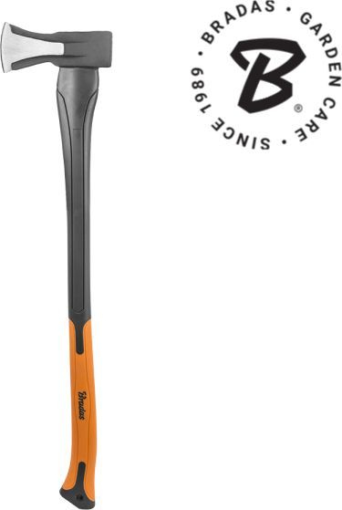 Sëpatë për drurë Bradas Fiberglass 5105, 1500g, dorezë fibër xhami, gri portokalli