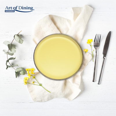 Pjatë ëmbëlsirash Medeea Art of Dining, qeramike, 20 cm, e bardhë