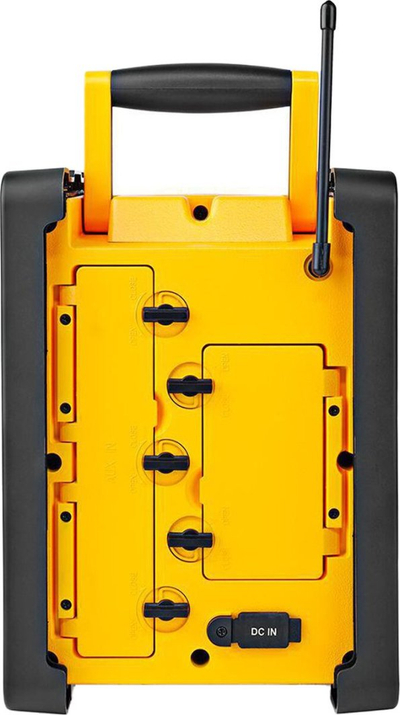 Radio pune Nedis RDFM3100YW, FM Bluetooth, 5W, e verdhë e zezë