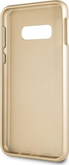 Këllëf telefoni Guess Iridescent për Samsung Galaxy S10e, hard case, ngjyrë ari