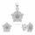 Set vathë + varëse Brilio Silver SET264W