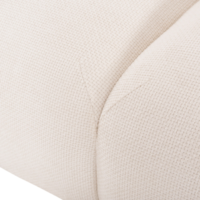 Kënd divan Bricken HM3275.02R, 3 ulëse, 282x160 cm, i bardhë