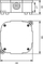 Kuti hermetike montuese Elektro-Plast VP 074-51, 88x88x40mm, IP44, e bardhë