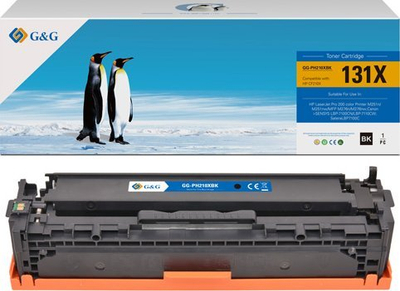 Тонер G&amp;G CF210X 731H, рециклиран, 2400 страници, црн